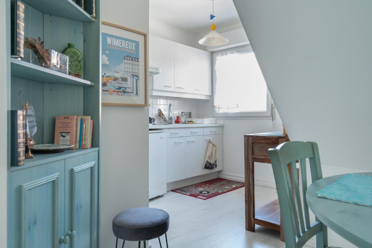 Studio cosy et lumineux à 2 pas de la plage et du centre ville Wimereux Esterno foto